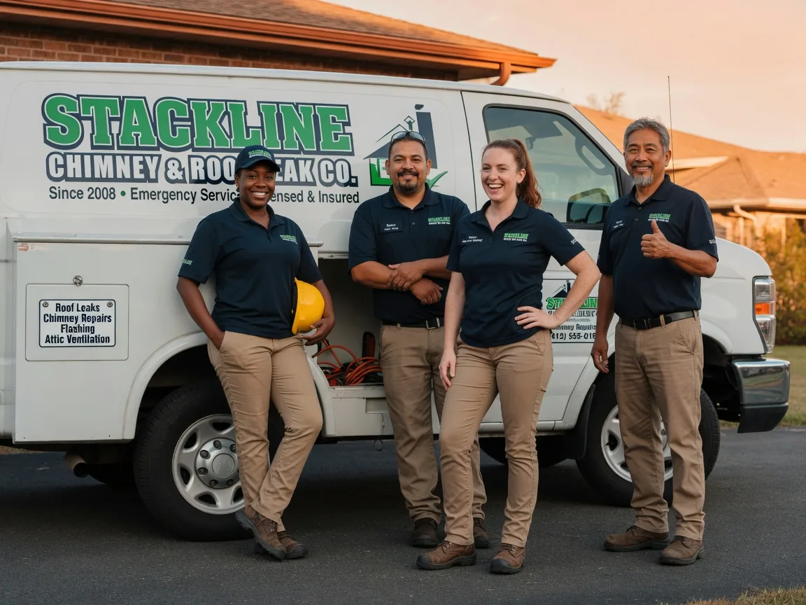 Chimney flashing repair company in Lafayette, LA